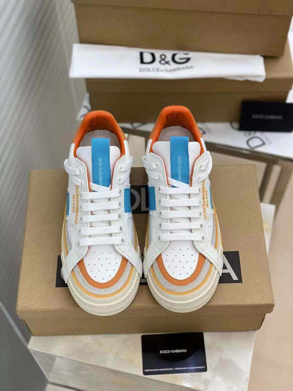 Tênis Couro Personalizado Multicolor Cano Baixo