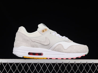 Tênis Runner Malha Branco Pompom Poás Coloridos