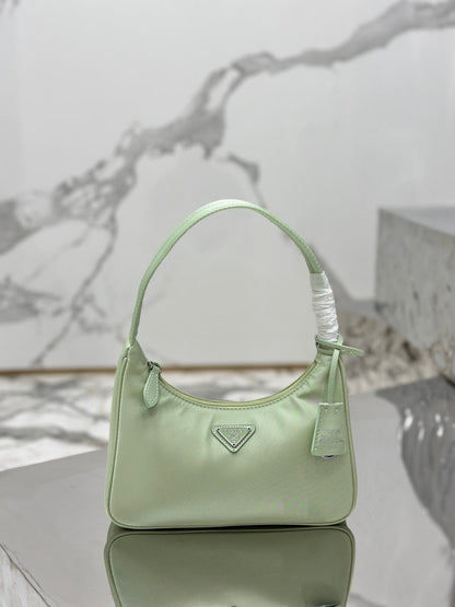 Bolsa Shoulder Nylon Preto Mini Satchel