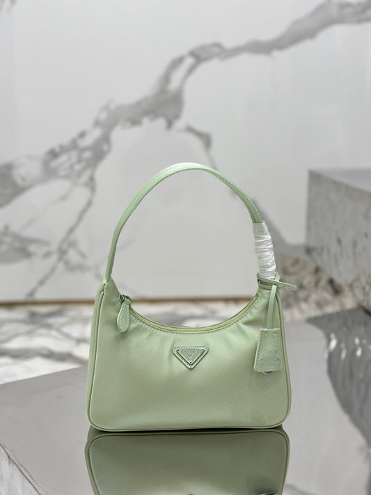 Bolsa Shoulder Nylon Preto Mini Satchel
