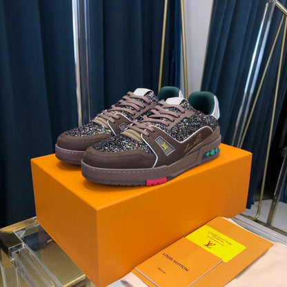 Tênis Casual Cinza Multicolorido