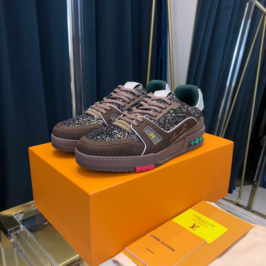 Tênis Casual Cinza Multicolorido