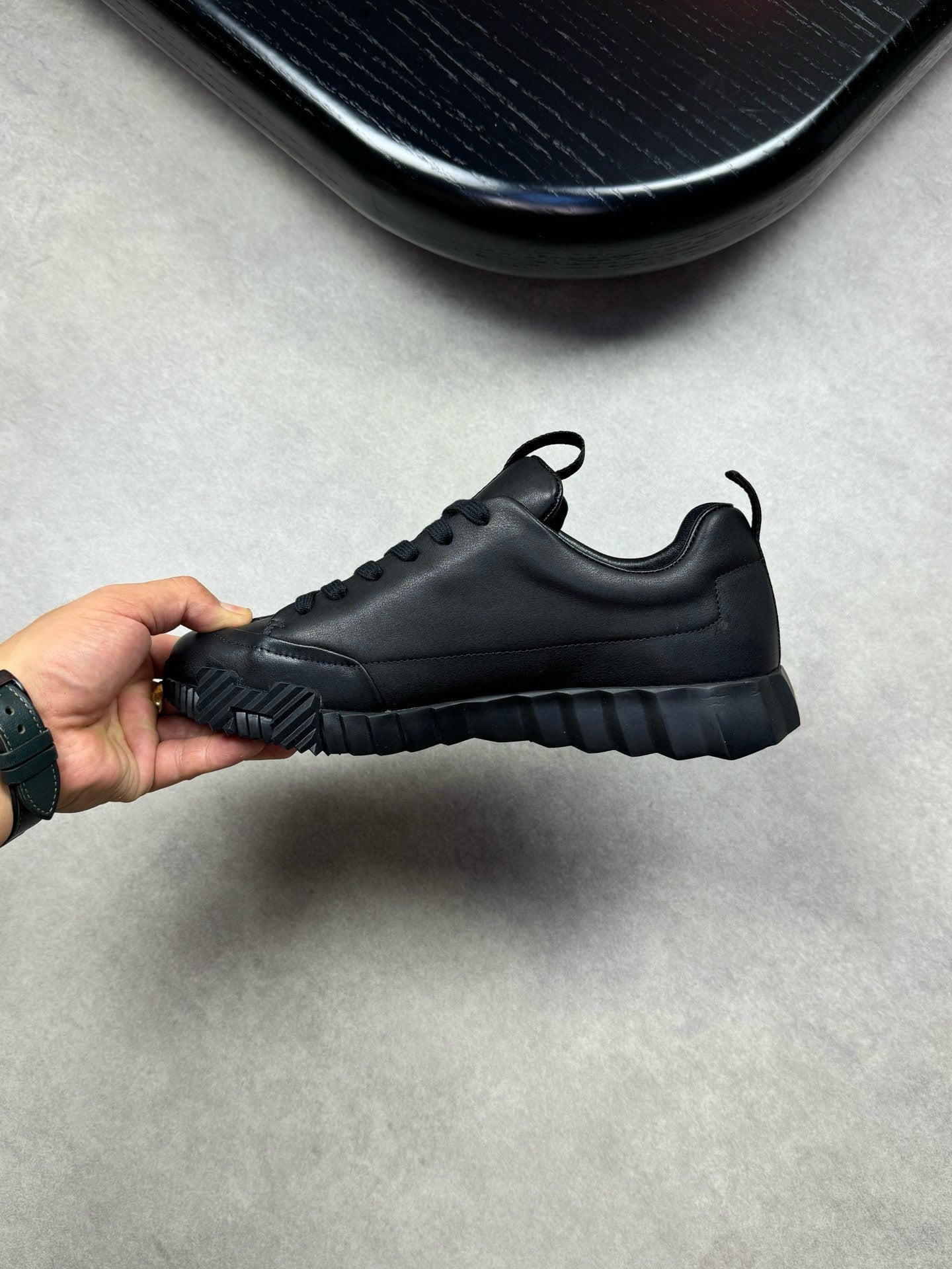 Tênis Mesh Preto Solado Air Amortecido