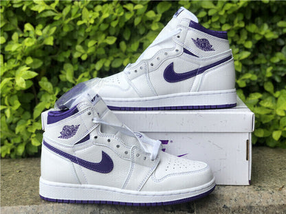 Tênis Cano Alto Basquete Couro Roxo