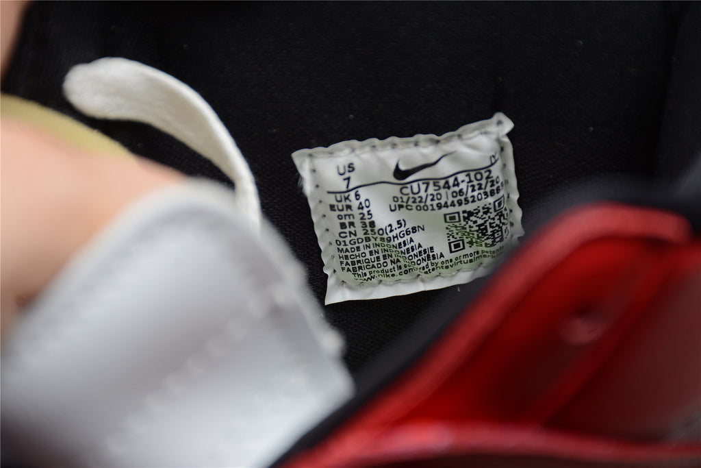 Tênis Cano Alto Couro Vermelho Detalhe Contraste