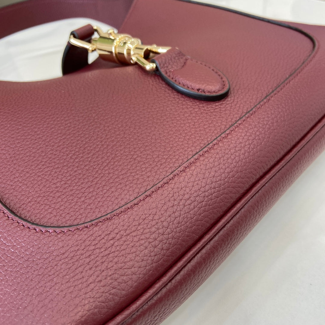 Bolsa Pequena Couro Vermelho Mini