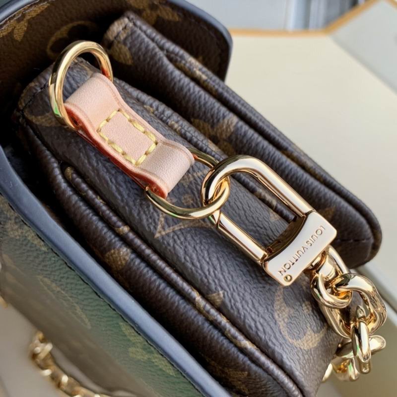 Bolsa Pequena Couro Marrom