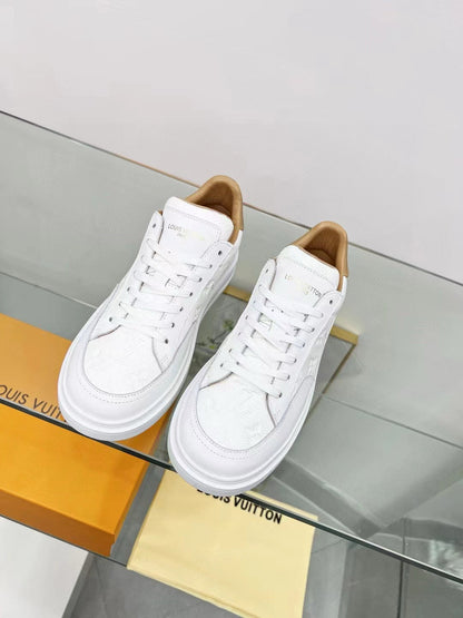Tênis Couro Branco Casual