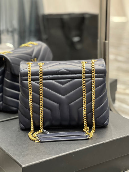 Bolsa Couro Azul