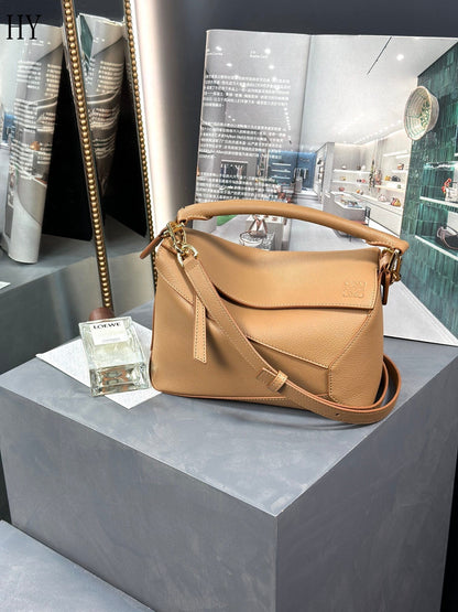 Bolsa Pequena Couro Marrom Small