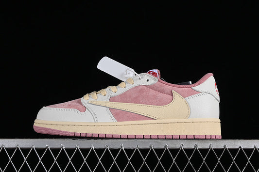 Tênis Cano Baixo Couro Rosa Detalhe Contrastante
