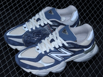 Tênis Runner Malha Natural e Indigo Solado Contrastante