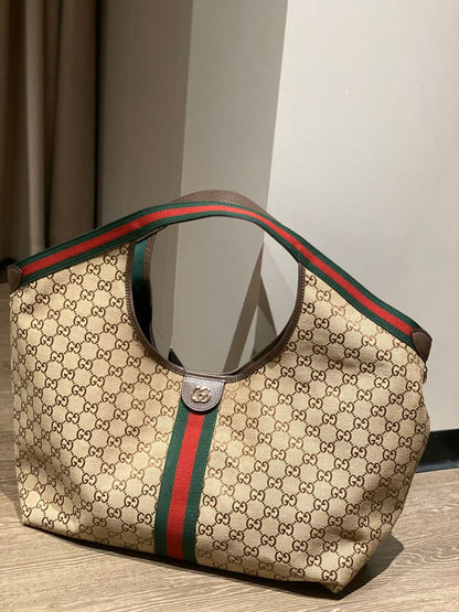 Bolsa Tote Grande Couro Liso Preto