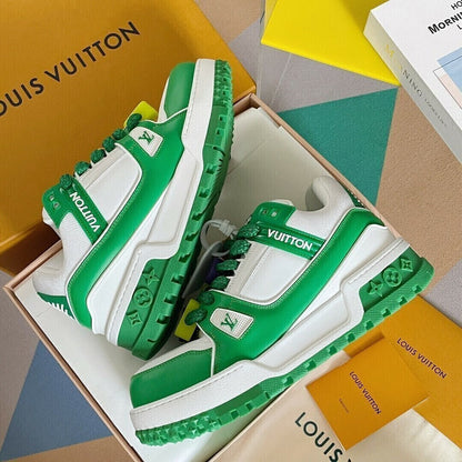 Tênis Casual Couro Verde