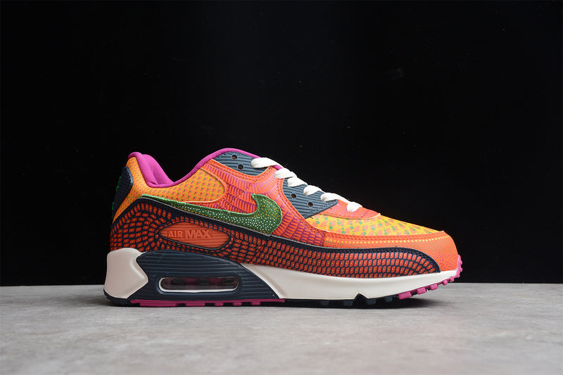 Tênis Runner Malha Multicolorido Estampa Caveira