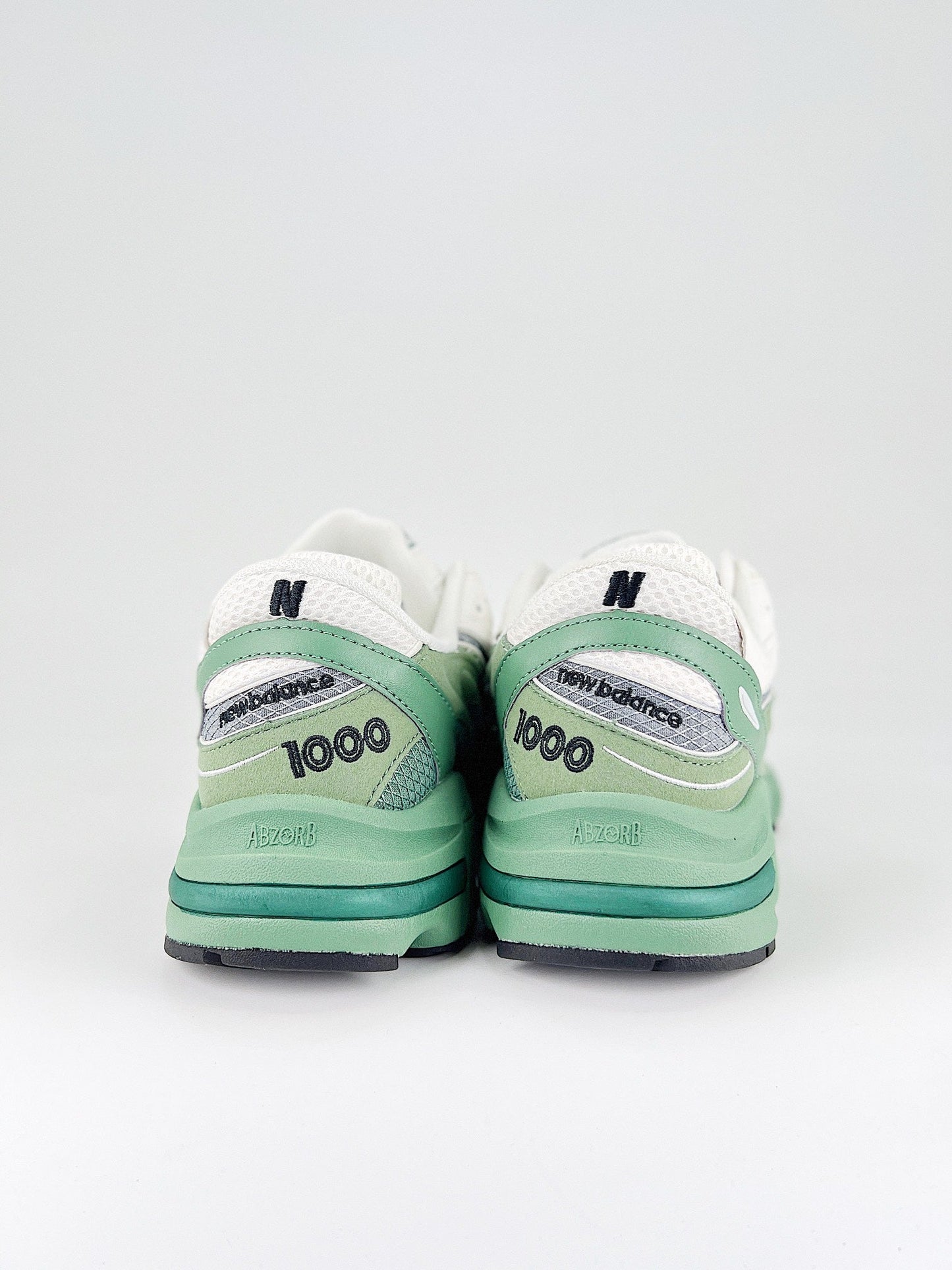 Tênis Runner Mesh Verde Cinza