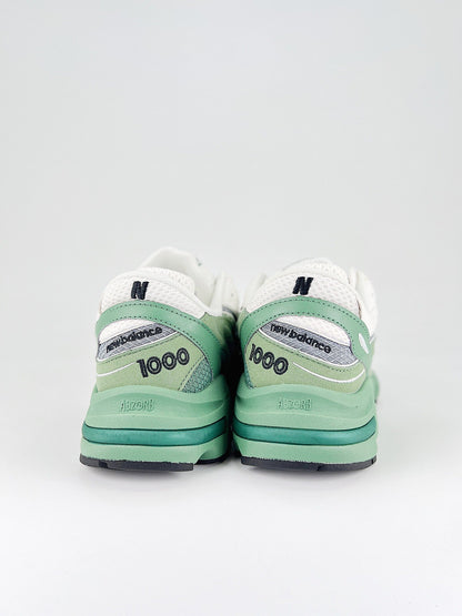 Tênis Runner Mesh Verde Cinza
