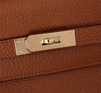 Bolsa Satchel Couro Estruturada com Alça Superior