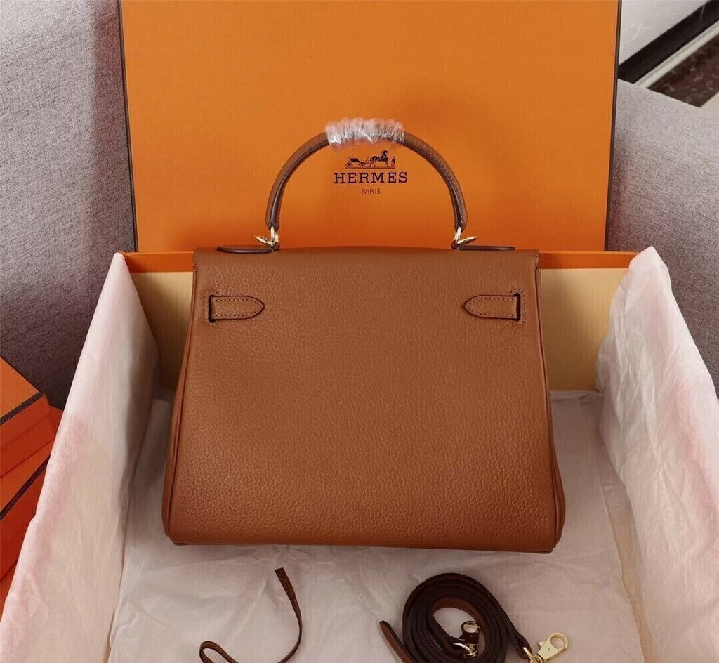 Bolsa Satchel Couro Estruturada com Alça Superior