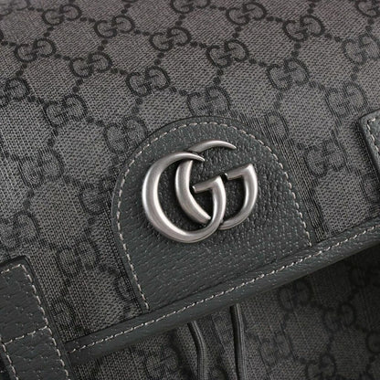 Mochila Couro Letras Entrelaçadas