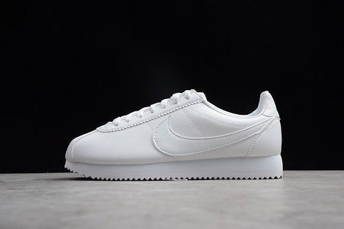 Tênis Couro Estilo Vintage Branco