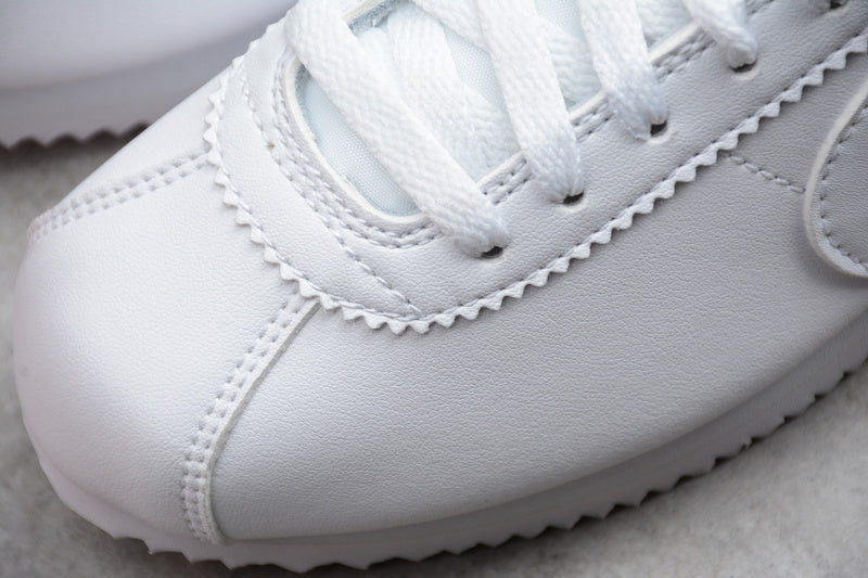 Tênis Couro Estilo Vintage Branco