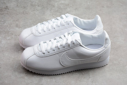 Tênis Couro Estilo Vintage Branco