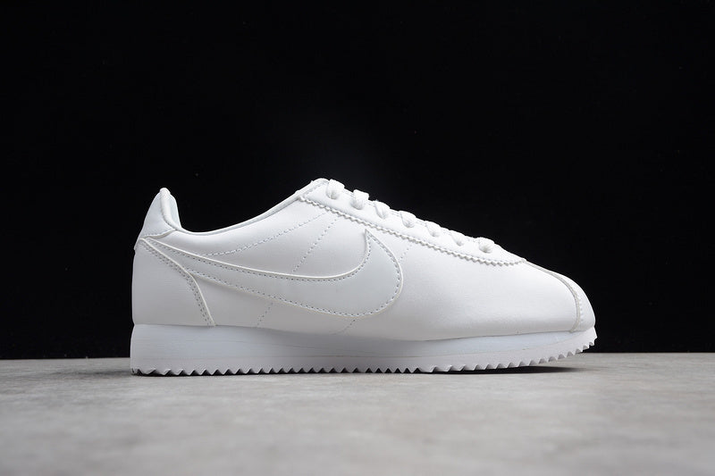 Tênis Couro Estilo Vintage Branco