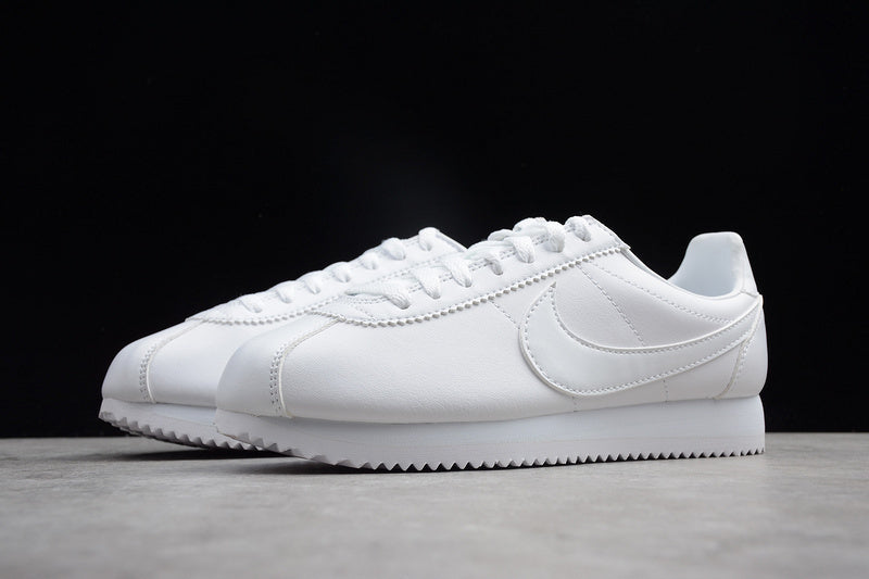 Tênis Couro Estilo Vintage Branco