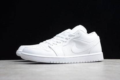 Tênis Cano Baixo Couro Branco Monochromático