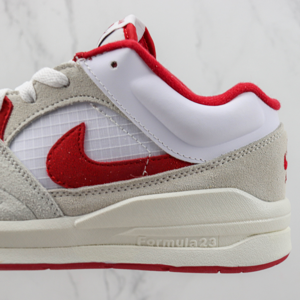 Tênis Cano Alto Basquete Malha Vermelho Detalhe Branco