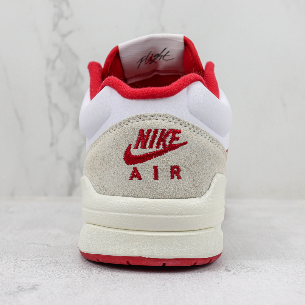 Tênis Cano Alto Basquete Malha Vermelho Detalhe Branco