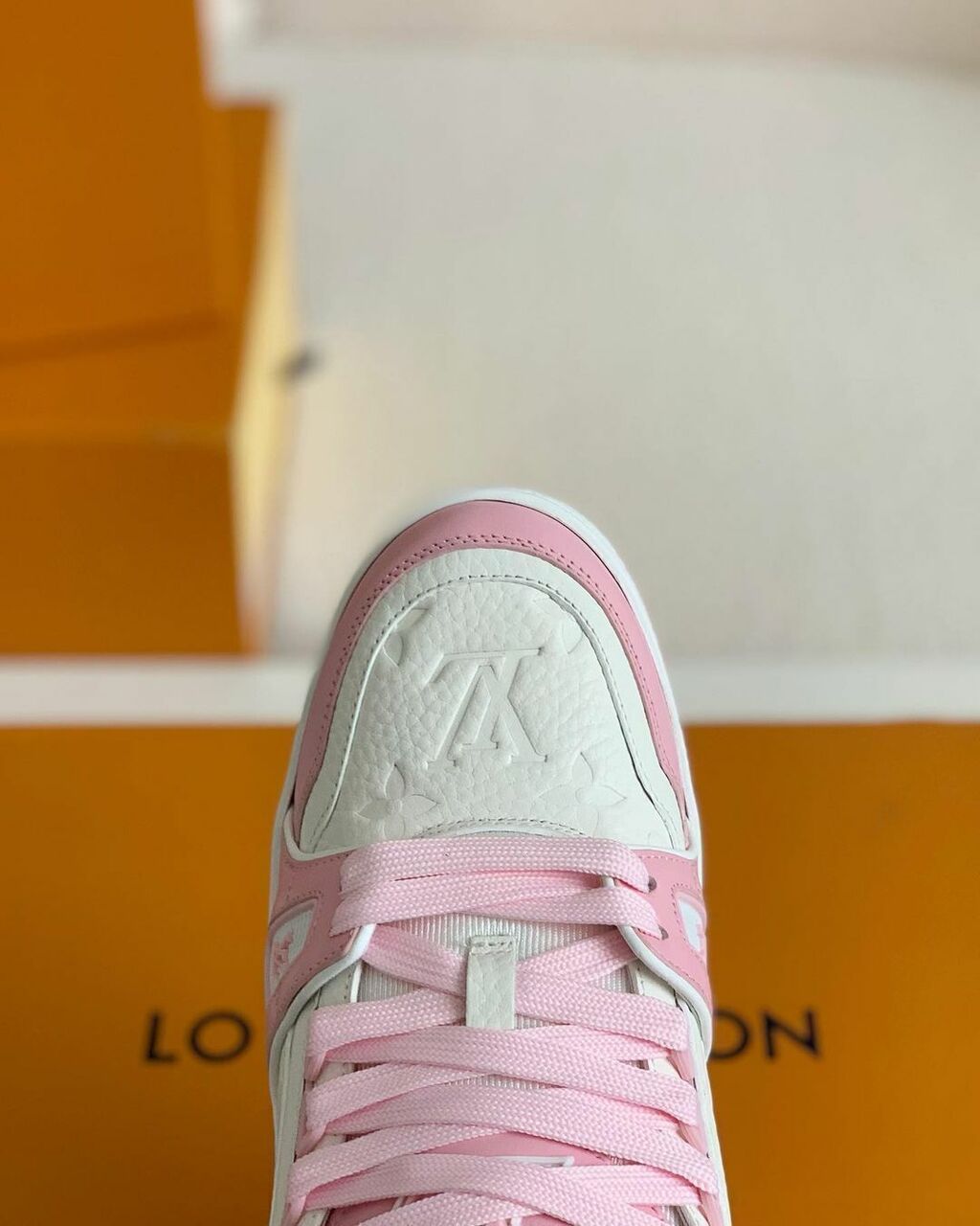 Tênis Casual Couro Rosa Rosê