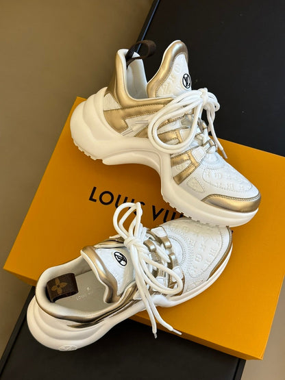 Tênis Platform Chunky Branco Solado Triplo