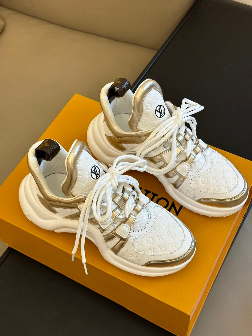 Tênis Platform Chunky Branco Solado Triplo
