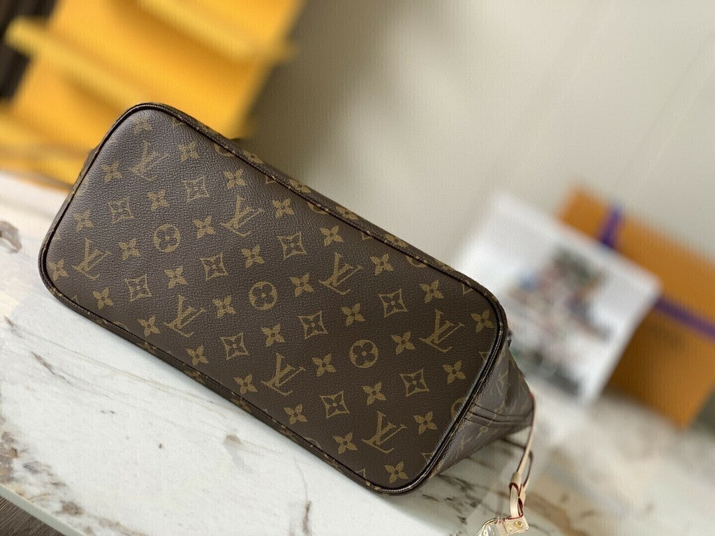Bolsa Tote Couro Reversível Bege e Vermelho Médio
