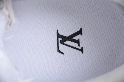 Tênis Casual Cano Baixo Branco com Detalhe Verde