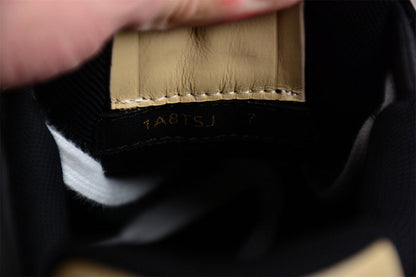 Tênis Casual Couro Branco Preto Amarelo