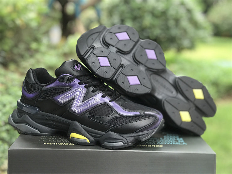 Tênis Runner Mesh Preto com Detalhe Cinza