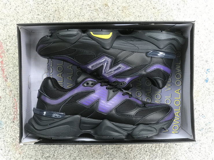 Tênis Runner Mesh Preto com Detalhe Cinza