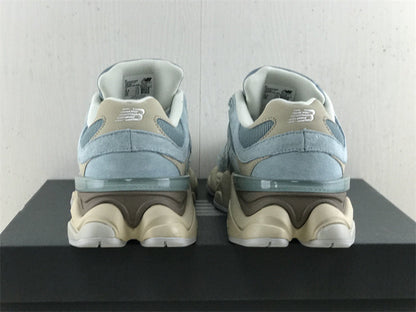 Tênis Runner Malha Azul Claro Detalhe Cinza