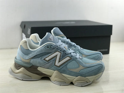 Tênis Runner Malha Azul Claro Detalhe Cinza
