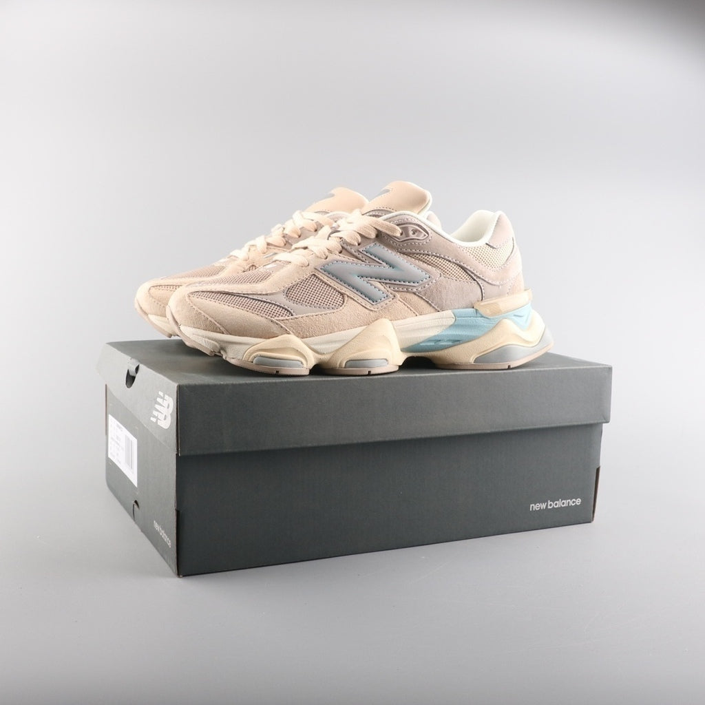 Tênis Runner Malha Creme Rosa e Bege