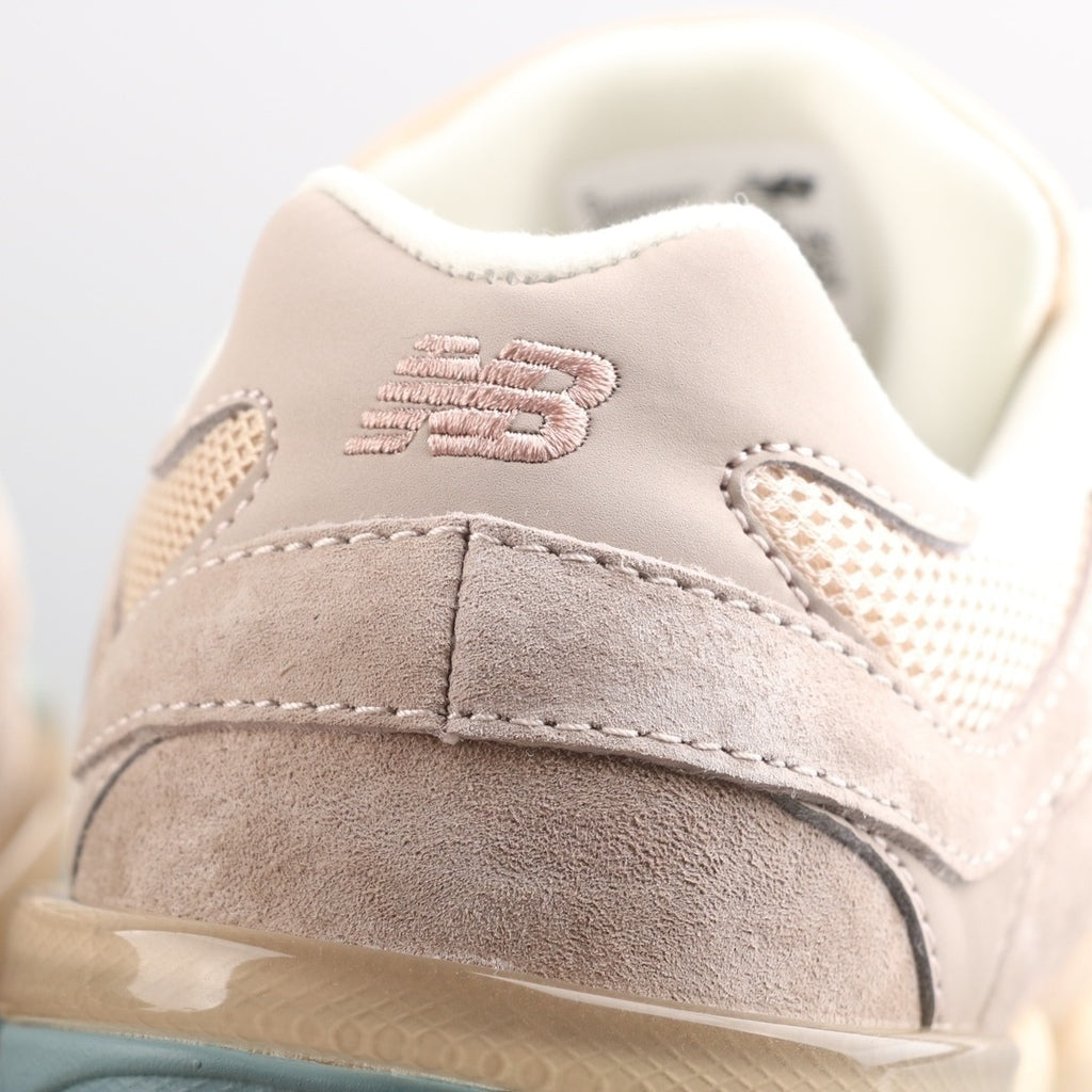 Tênis Runner Malha Creme Rosa e Bege