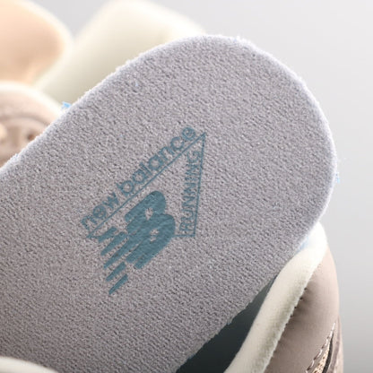 Tênis Runner Malha Creme Rosa e Bege