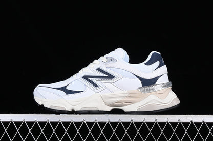 Tênis Runner Mesh Branco Detalhe Azul Marinho