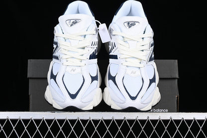 Tênis Runner Mesh Branco Detalhe Azul Marinho