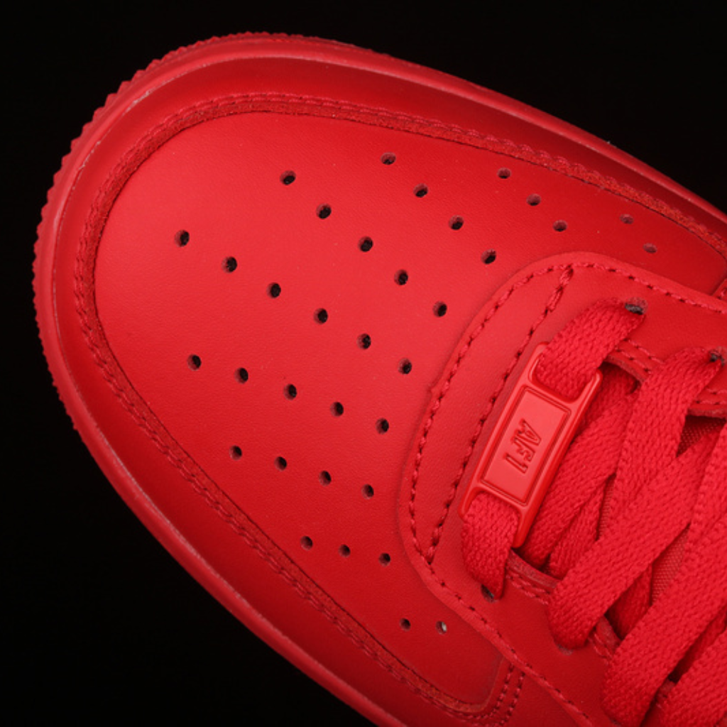 Tênis Cano Baixo Couro Vermelho Total