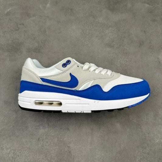 Tênis Runner Malha Azul Royal Detalhe Cinza