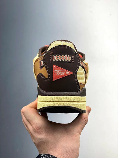 Tênis Runner Malha Marrom